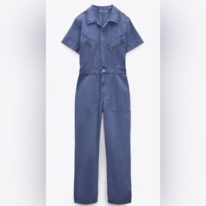Blue Denim Jumpsuit